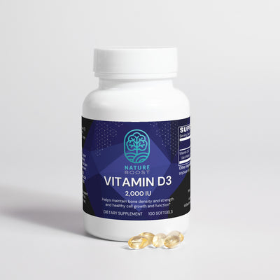 Vitamin D3 2,000 IU - TheNatureBoost